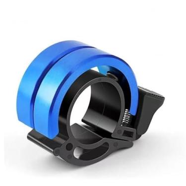 Imagem de Sino de bicicleta alto mountain bike universal adulto chifre invisível equipamentos equitação acessórios chifre invisível dobrável(Blue)