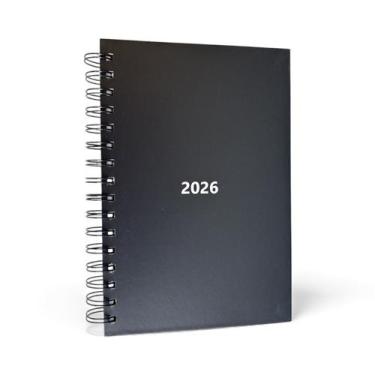 Imagem de Agenda 2026 executiva diária capa dura 168 folhas - KAZ, PRETO