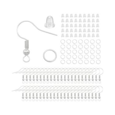 Imagem de Kit De Ganchos Para Brincos Hipoalergênicos Em Cores Mistas 100 300pcs