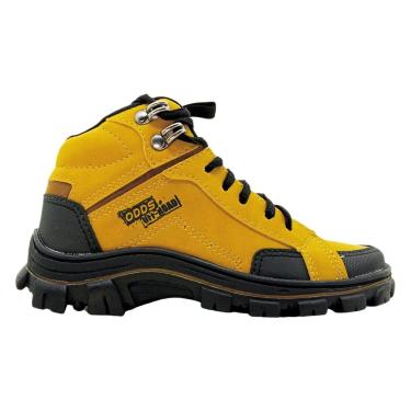 Imagem de Coturno Bota Infantil Masculino Odds Rústico Confortável Macio 1400-Masculino