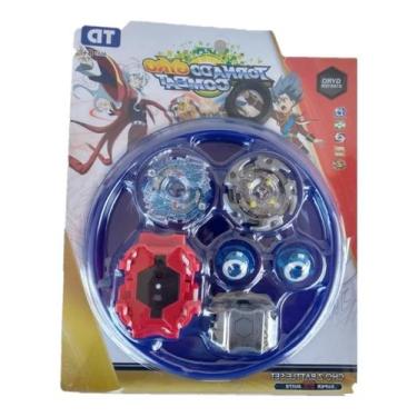 Imagem de Kit 2 Beyblade Burst C/lançador Rantaro Daigo Ken Hoji Novo