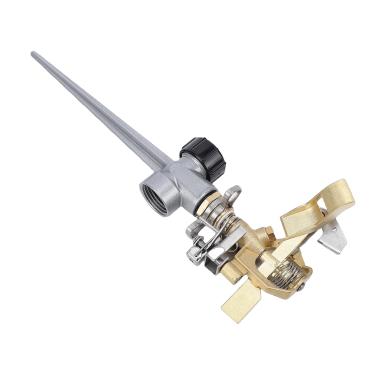 Imagem de Mingzhe Aspersor de Braço de Liga Zinco Giratório Ajustável 360 ​​graus para Irrigação Jardim GramadoFerramenta Irrigação Agrícola (Plugue US)