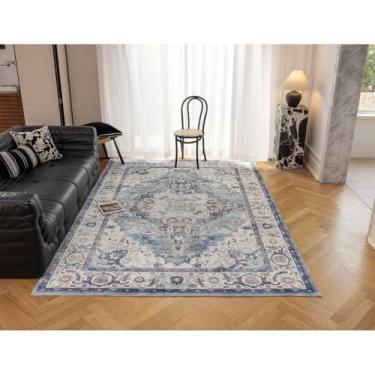 Imagem de Tapete Vinci Jolitex Pelo Baixo 100% Poliéster Antialérgico 140x200cm - Napoles