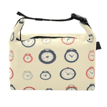 Imagem de STAYTOP Lancheira de relógio com fivela de alça, lancheira isolada para meninos e meninas, lancheira térmica para trabalho escolar