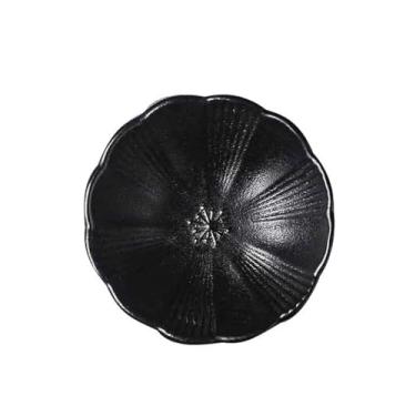 Imagem de Prato de molho de soja, pratos de condimentos de cerâmica são adequados para molhos, saladas de tomate, pimentão, etc