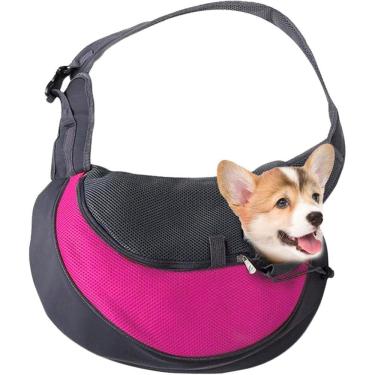 Imagem de Bolsa Canguru Transporte Pet Cachorro Gato Caes Animais Bichos Estimaçao Passeio Viagem Caminhada Segurança Confortavel