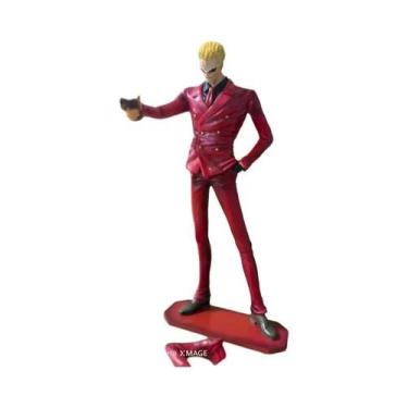 Imagem de Figura De Anime Donquixote Doflamingo Shichibukai Em Terno Vermelho De