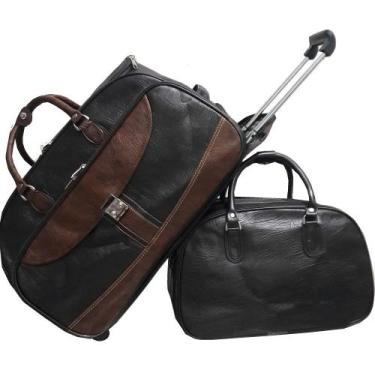 Imagem de Mala Bolsa de viagem Pequena de Bordo, Alça mão e Ombro Resistente Ref