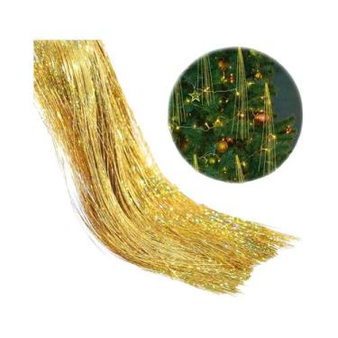 Imagem de Guirlanda De Franjas De Papel Metálico Iridescente Com 3000 Fios Para 