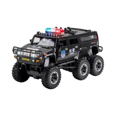 Imagem de Carro De Polícia Sabertooth Em Escala 1:32, Veículo Off-road Em Liga M