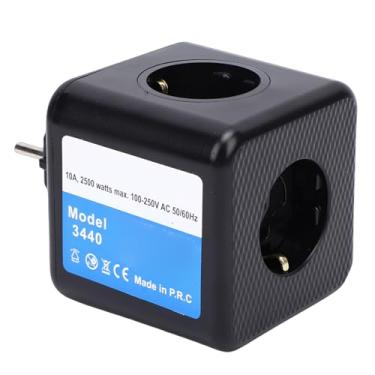 Imagem de FTVOGUE Carregador de Parede USB Power Strip Cube 3 Tomadas CA 2 Portas USB 1 Extensor de Tomada C Com Proteção contra Sobrecarga para Viagens de Escritório Em Casa