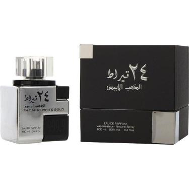 Imagem de Perfume Unisex Lattafa 24 Carat White Gold Eau De Parfum 100 Ml