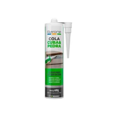 Imagem de Barone Cola Cuba e Pedra Selante 400g Branco