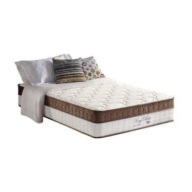 Imagem de Colchão Solteirão Molas Ensacadas Masterpocket King Best Euro Pillow Brown (96x203x28) - Anjos