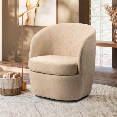 Imagem de Poltrona Carrara com Manta Acrilica Movellu Home