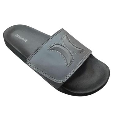 Imagem de Chinelo Slide Hurley Iconic - Grafite-Masculino