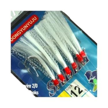 Imagem de Conjunto De 6 Equipamentos De Pesca Sabiki Pré-Amarrados Com Ganchos D