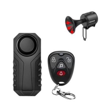 Imagem de Alarme De Moto Com Controle Remoto Sem Fio 113dB, Sensor De Vibração À