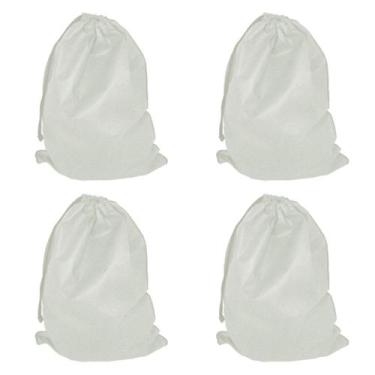 Imagem de 4 Saco Para Roupa Suja Viajem Mala Tnt Sacola Fechada Cordão - Idealiz