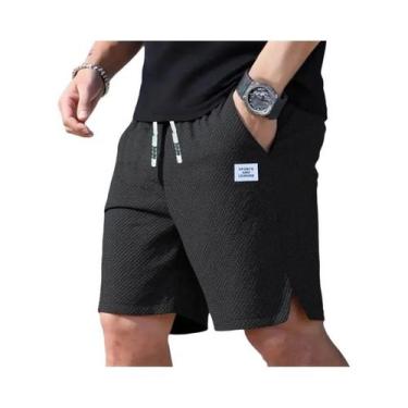 Imagem de Bermudas Masculinas Texturizadas E Respiráveis Para Esportes Casuais E
