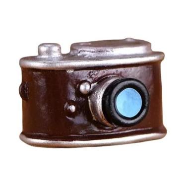 Imagem de Câmera Retro Nostálgica Com Gravador De Som, Mini Decoração Em Resina,