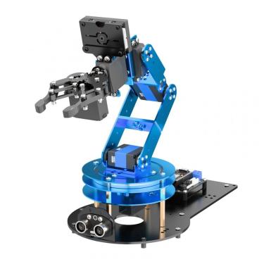 Imagem de Hiwonder JetAuto Pro – Robô Educacional com Braço Robótico 6DOF, Lidar TOF, Câmera 3D e Suporte a ChatGPT – Kit Avançado com ROS2