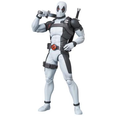 Imagem de Boneco Deadpool 16 cm de Altura com Suporte Ajustável e 4 Tipos de Cabeças, MEDICOM TOY...