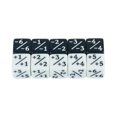 Imagem de 10 Peças De Fichas De Dados D6 Para Jogos De Cartas E Acessórios Para 