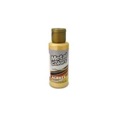 Imagem de Tinta metal colors Acrilex ouro 60ml