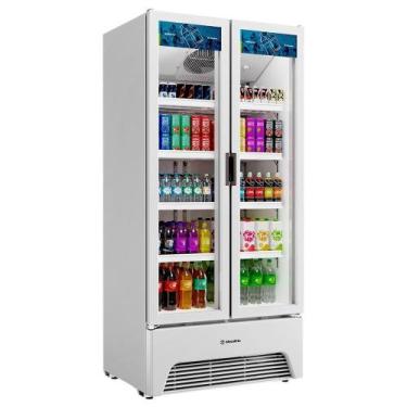 Imagem de Refrigerador Vitrine Metalfrio Optima 752 Litros VB70AL  Porta de Vidr