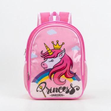 Imagem de Mochila Infantil Escolar Feminina Reforçada Menina Cristal Grande Juve