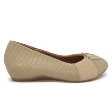 Imagem de Sapato Peep Toe Usaflex Joanete Couro Tresse N2289-Feminino