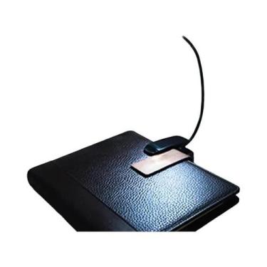 Imagem de Lâmpada De Livro LED Mini Portátil Com Bateria, Flexível E Com Clip Pa