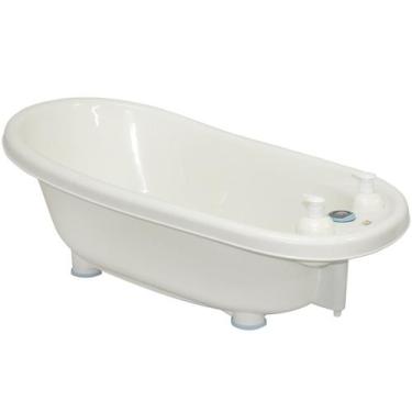 Imagem de Banheira Spa Bebê Criança Relaxamento com Termômetro Azul - Baby Style