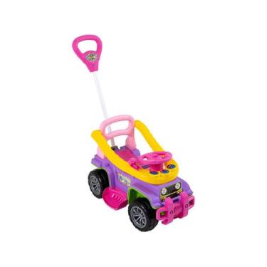 Imagem de Carrinho de Passeio Infantil Quadriciclo Jip Jipe c/ Som Empurrador An