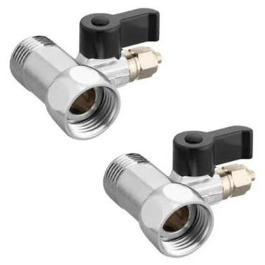 Imagem de KIT 2 Adaptador para Purificador de Água 1x2 com Registro Saída 1x4 - 
