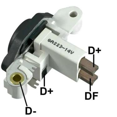 Imagem de REGULADOR VOLTAGEM ALTERNADOR para CORSA/ SPRINTER/ MICRO-ON - GAUSS
