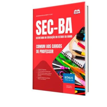 Imagem de Apostila SEC-BA - Comum aos Cargos de Professor - Apostilas Opção