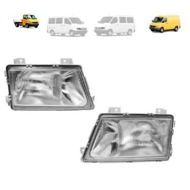 Imagem de Par farol manual sprinter 1997 a 2001 (sem auxiliar) - MOTORS VANS
