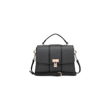 Imagem de Bolsa Emberly Top Handle Crossbody Cinza Escuro-Feminino