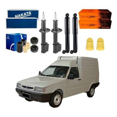 Imagem de Kit Amortecedor Dianteiro Traseiro Fiorino 1.5 1997 A 2002 - Cofap