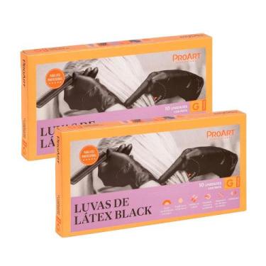 Imagem de Kit Luva de Látex com 10 pares 2un - ProArt Tamanho:G, G