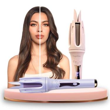 Imagem de Modelador de Cachos Automático Antifrizz Painel de LED Aquecimento Ráp
