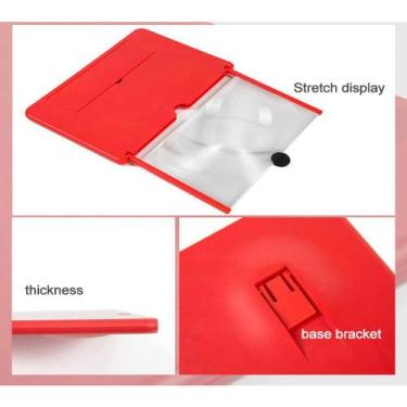 Imagem de Amplificador de tela para celular, efeito 3D, tela grande com suporte 