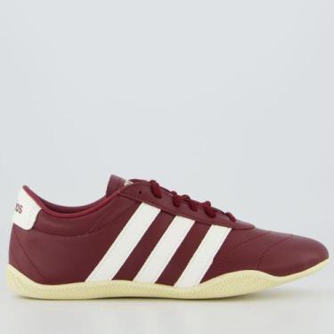Imagem de Tênis Adidas Grand Court Lo Feminino Bordô, 36