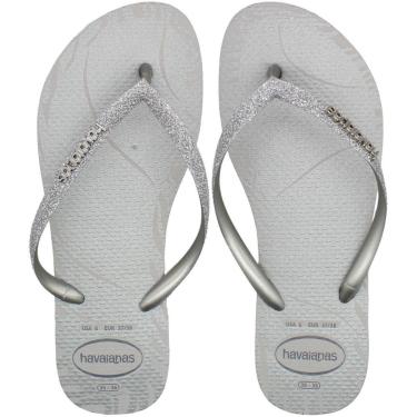 Imagem de Chinelo De Dedo Havaianas Slim Glitter Edge Feminino-Feminino