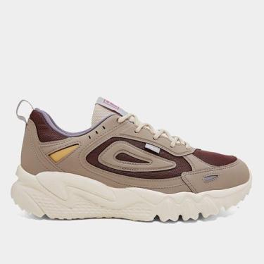 Imagem de Tênis Fila Venture Tracer Lite Masculino, Verde, Marrom, 41