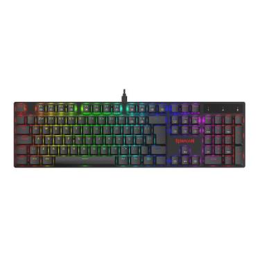 Imagem de Teclado mecanico gamer apas rgb switch dust-proof brown redragon k535-
