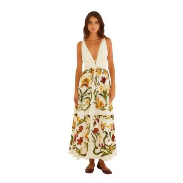 Imagem de Vestido Longo Farm Rio Selva de Flor-Feminino