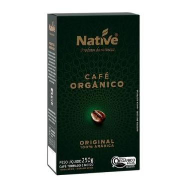 Imagem de Açaí em grãos + café arábica moído puro 100% torrado e moído 250g orgâ
